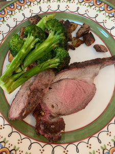 Grilled Boneless Leg Of Lamb